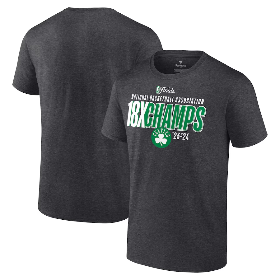 Men NBA Boston Celtics  2024 Champions T shirts black style 1